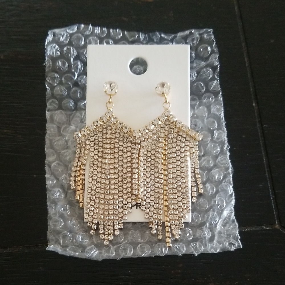 Express Gold and Silver Dangle Earrings